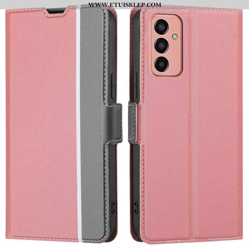 Etui Folio do Samsung Galaxy M13 Ultra Cienki Dwukolorowy